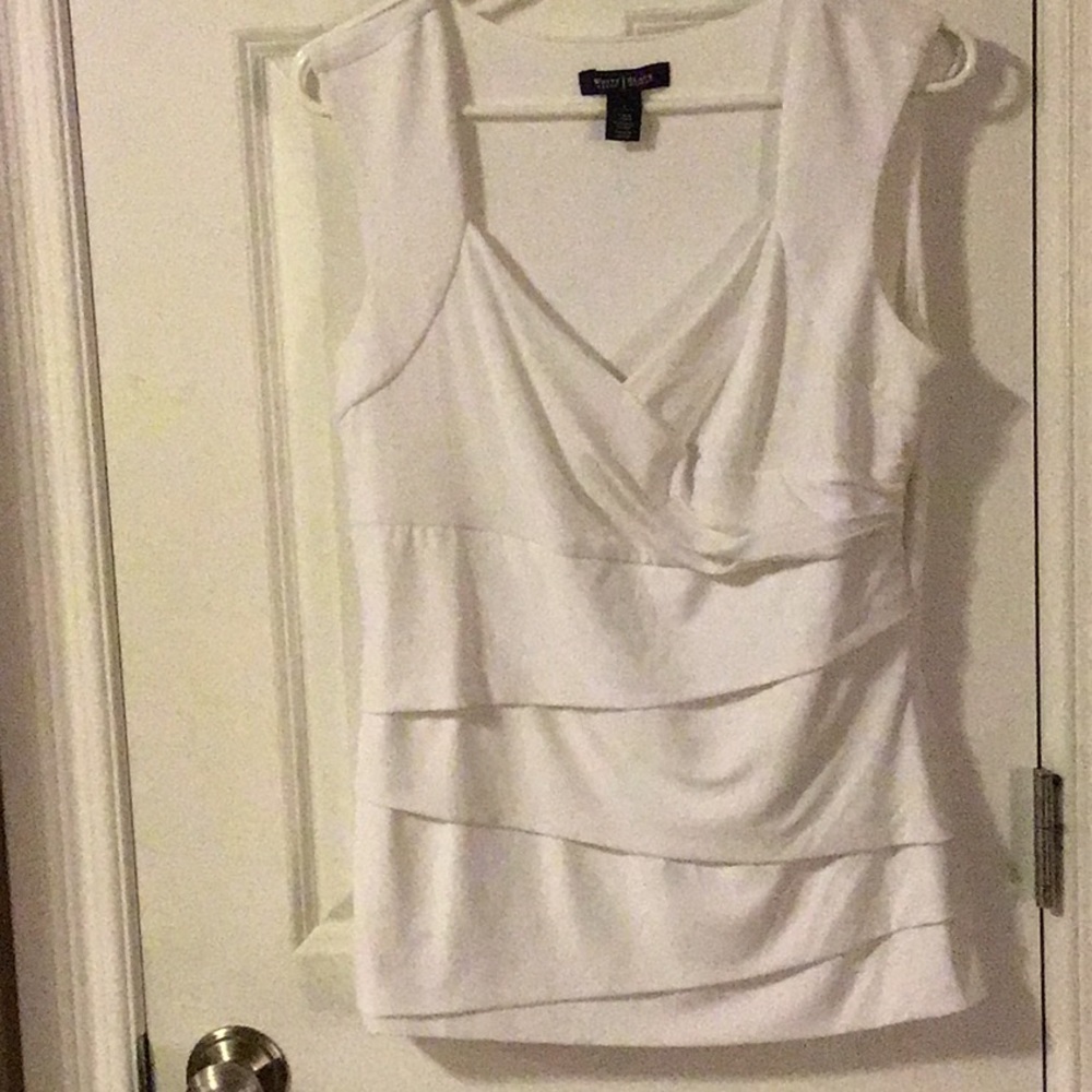White House Black Market sleeveless Blouse.